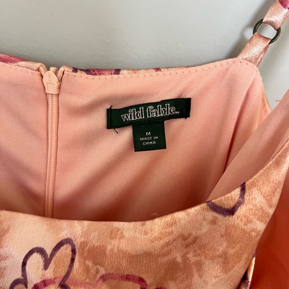 Wild Fable Pink Floral Mini Dress - Picture 3 of 4